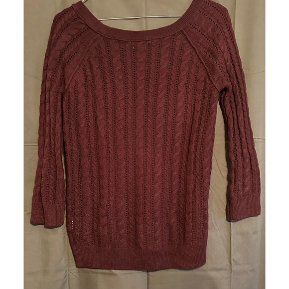 American Eagle Outfitters Maroon Sweater Size XS - Picture 2 of 6